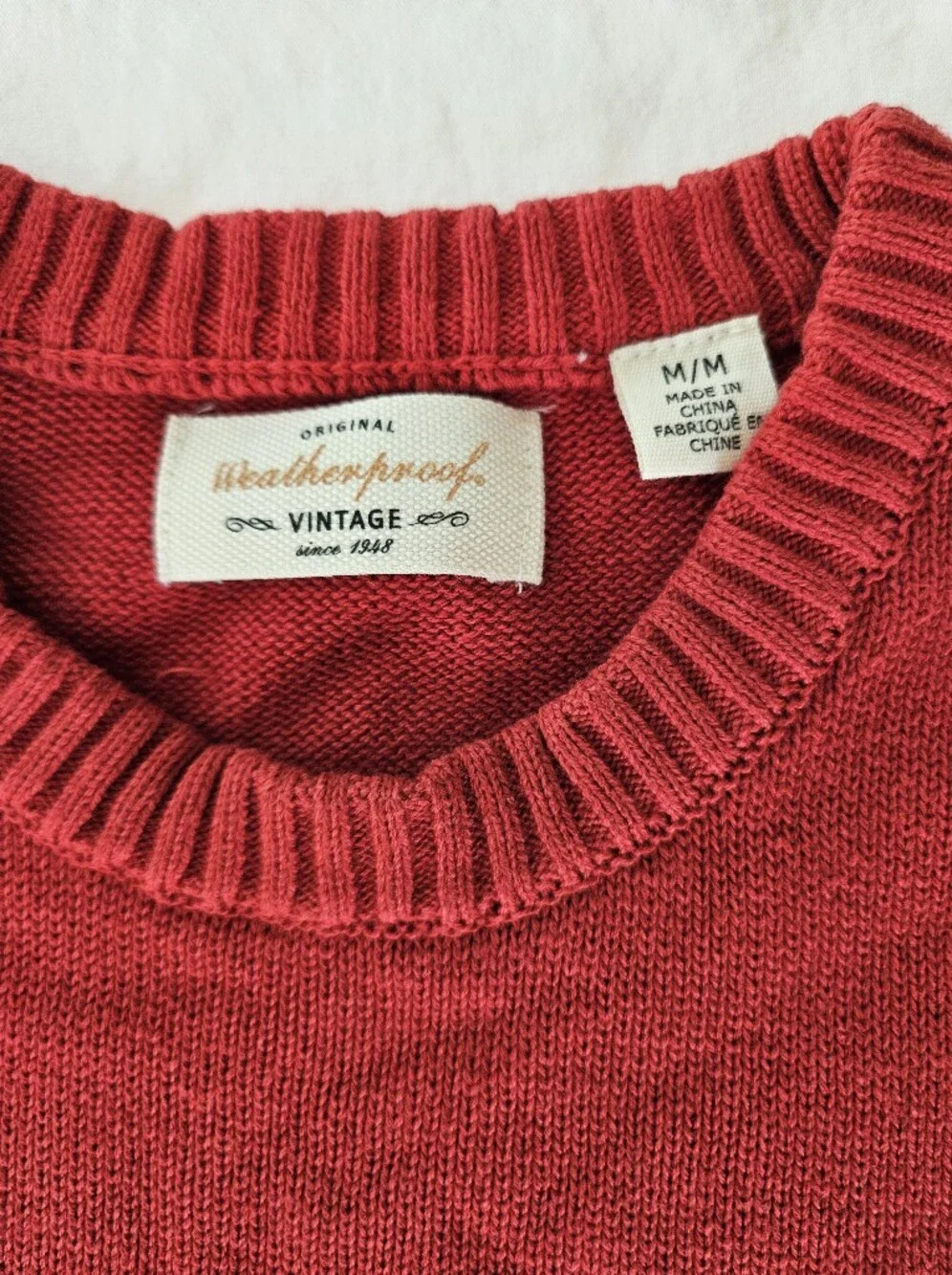 Red Maple Leaf 100% Cotton Women's Crewneck Sweater NWT Size Medium Canada Day - Picture 3 of 11